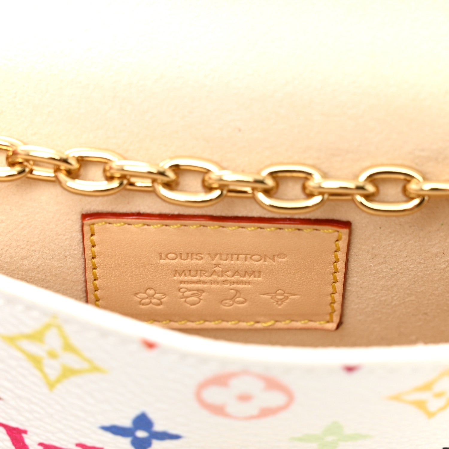 Louis Vuitton LV X TM Monogram Multicolor Pouch Metis Belt White