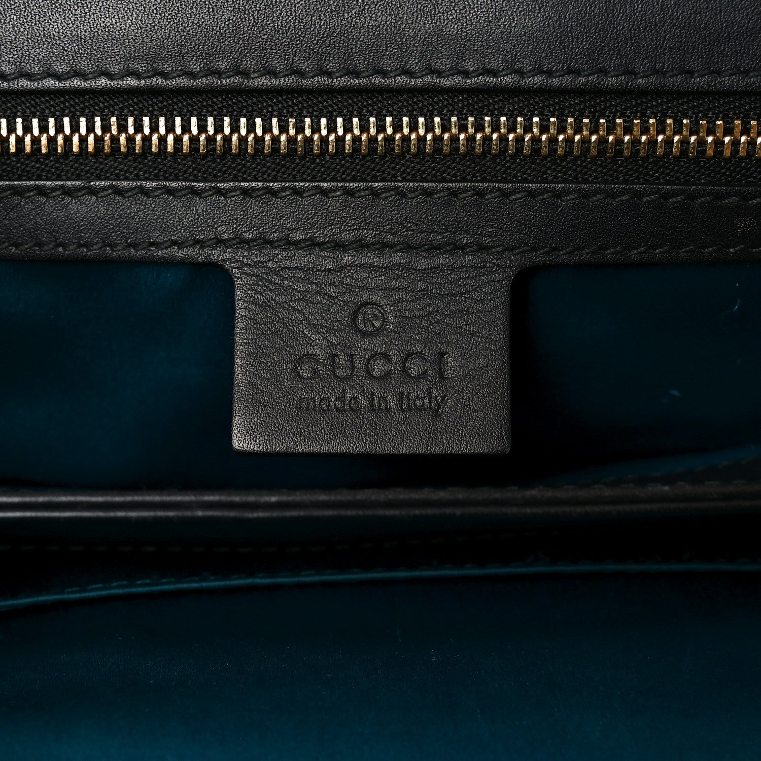 Gucci Suede Patent GG Web Medium Ophidia Chain Shoulder Bag Black