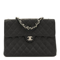 Chanel Caviar Jumbo Single Flap Black