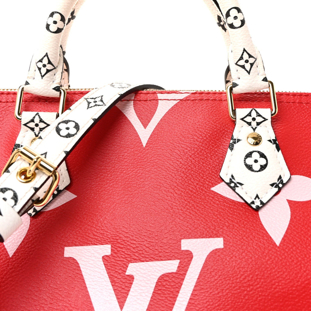 Louis Vuitton Monogram Giant Speedy Bandouliere 30 Rouge