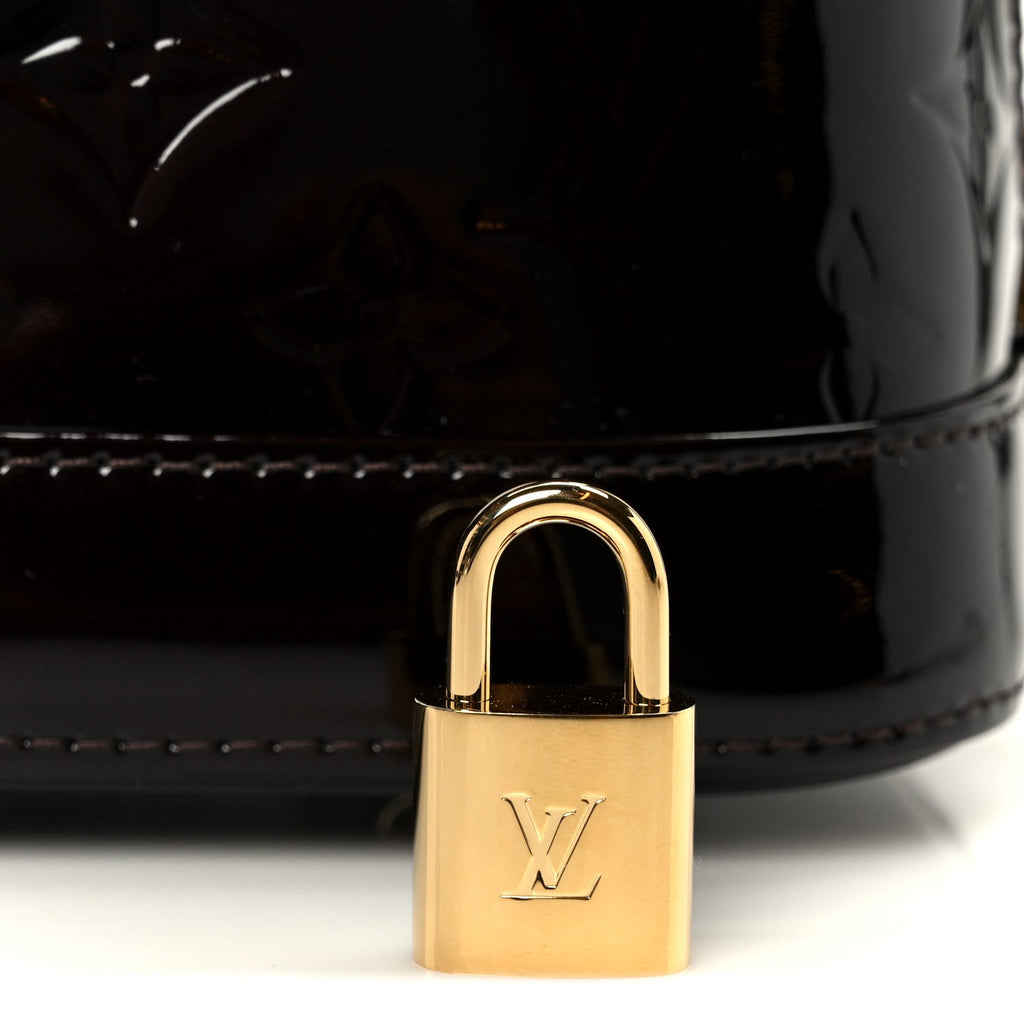 Louis Vuitton Vernis Alma BB Amarante