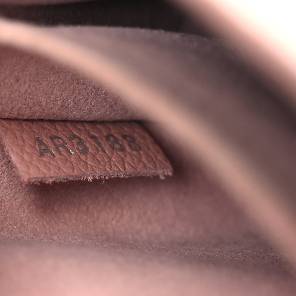 Louis Vuitton Soft Calfskin My Lockme Chain Bag BB Rose Boudoir Creme