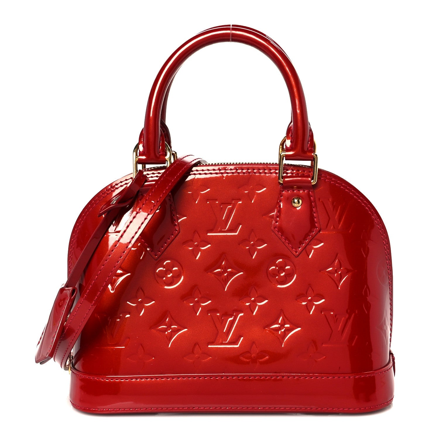 Louis Vuitton Vernis Alma BB Cherry