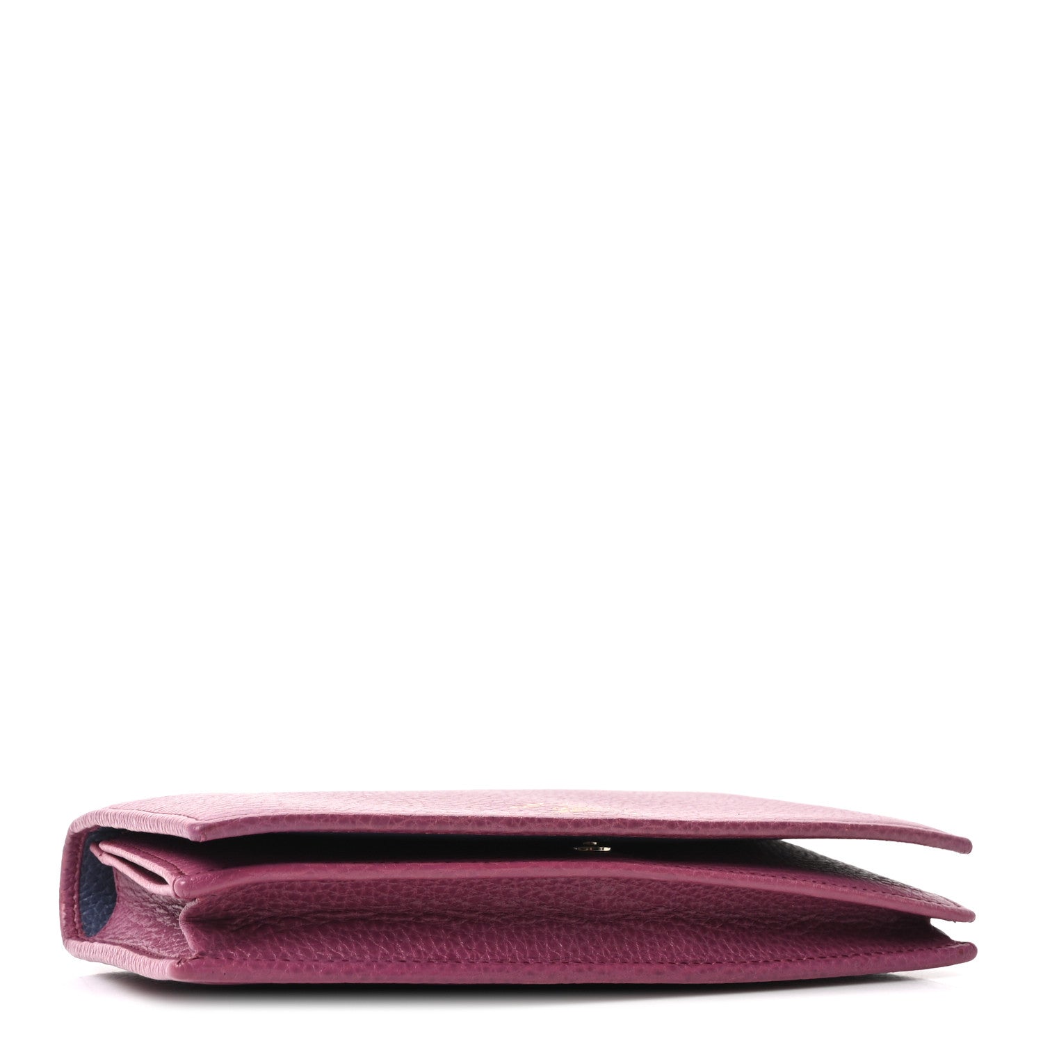 Gucci Dollar Calfskin Mini Swing Wallet Bag Purple