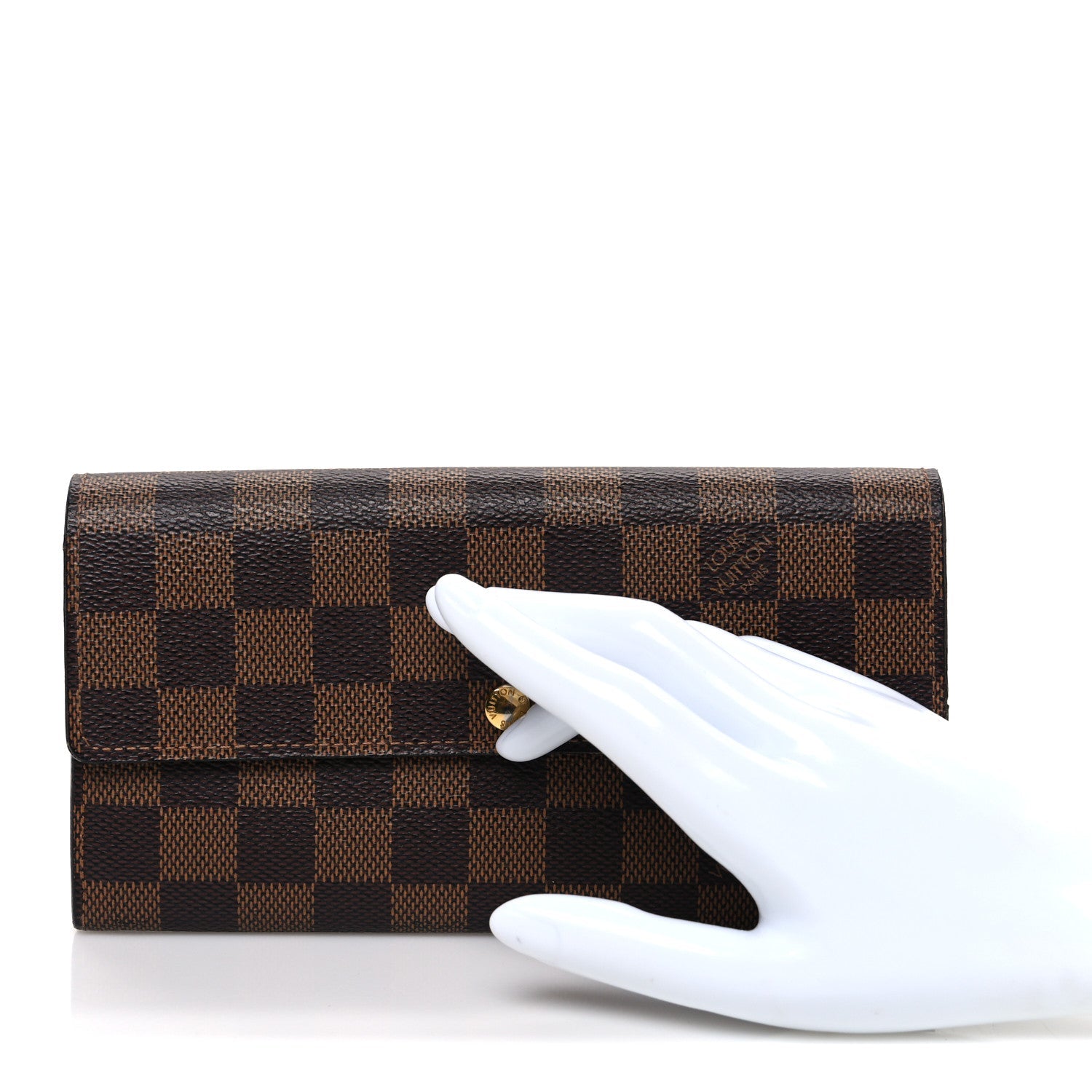Louis Vuitton Damier Ebene Sarah Wallet