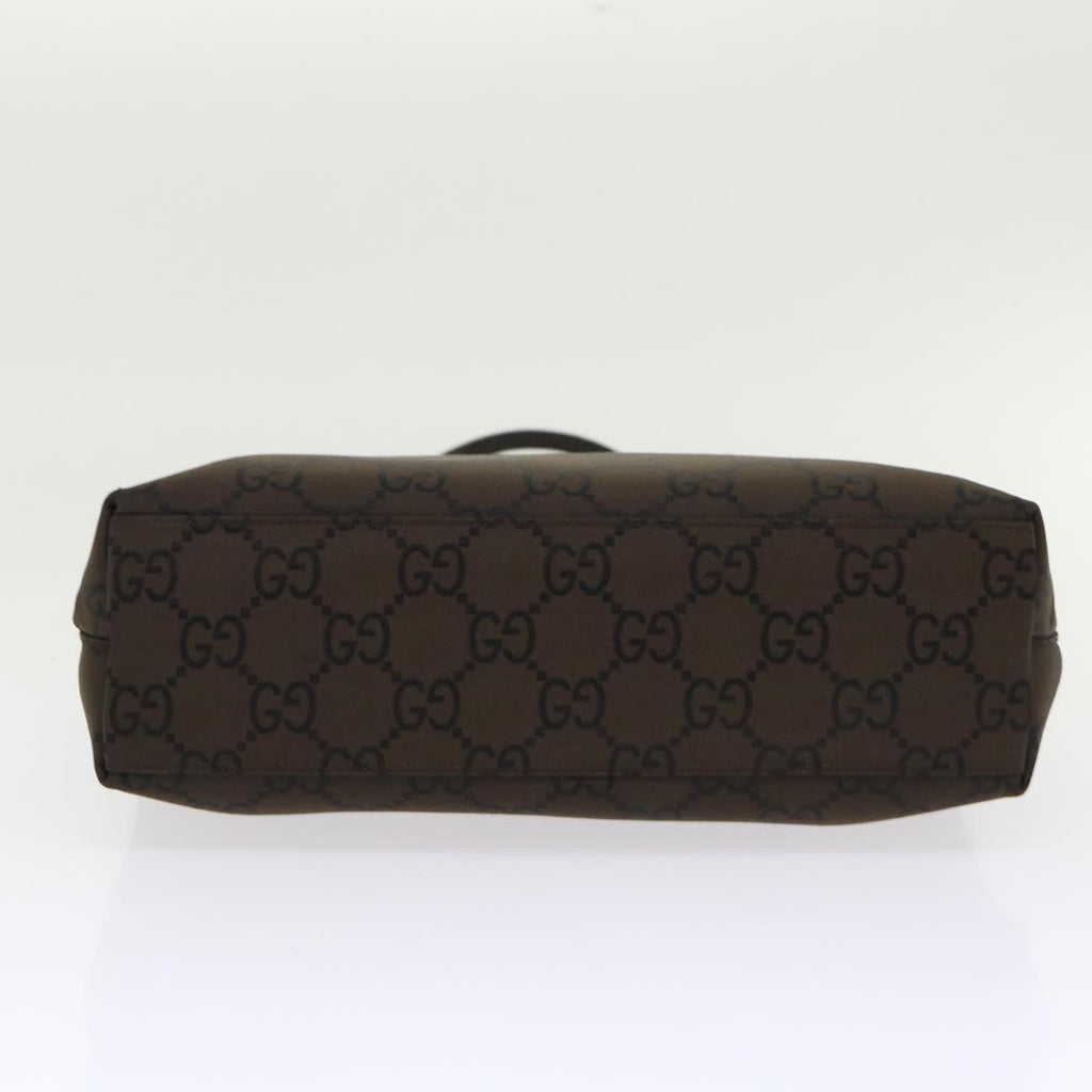 GUCCI GG Canvas Shoulder Bag Nylon Brown 0013102  46114
