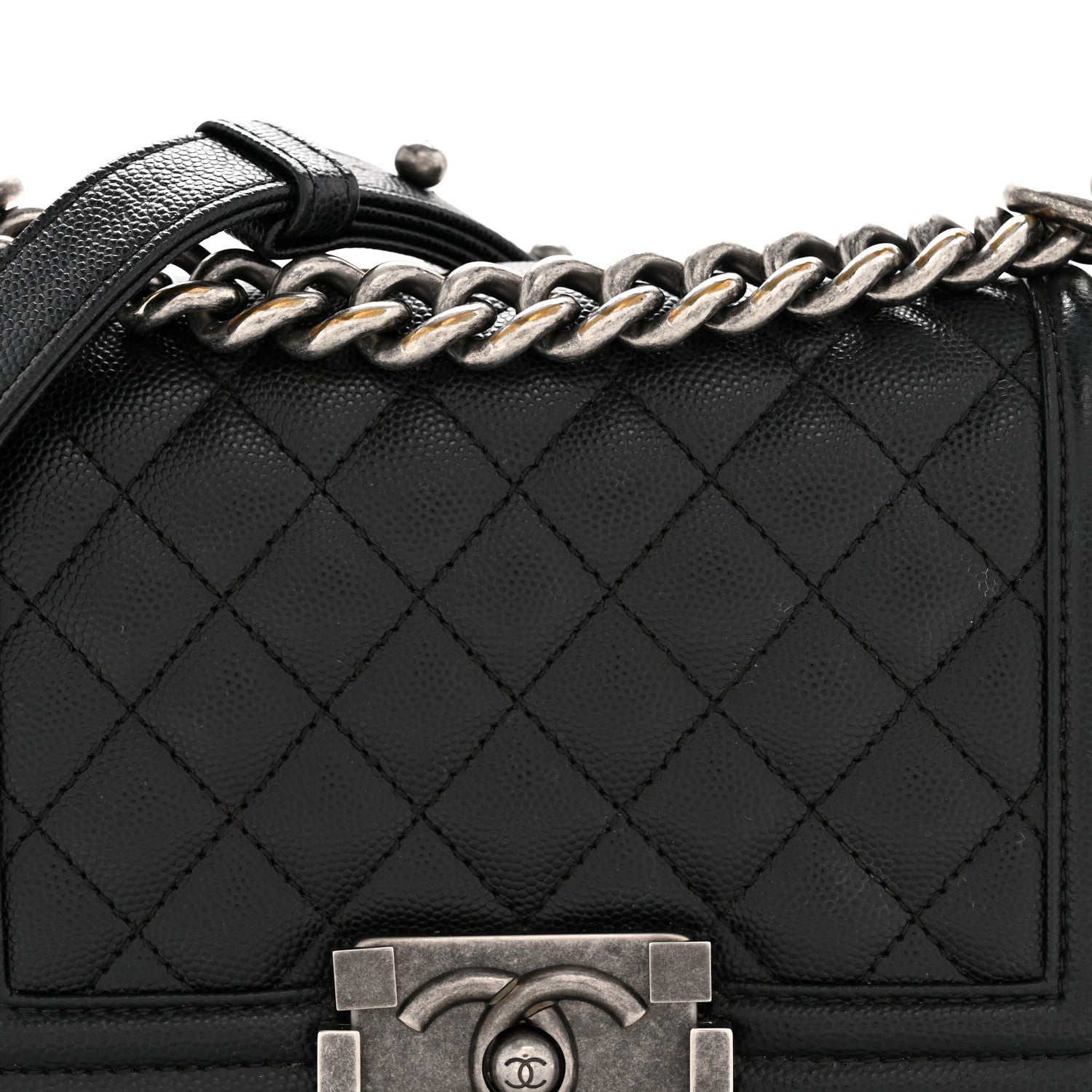 Chanel Caviar Quilted Small Boy Flap Black
