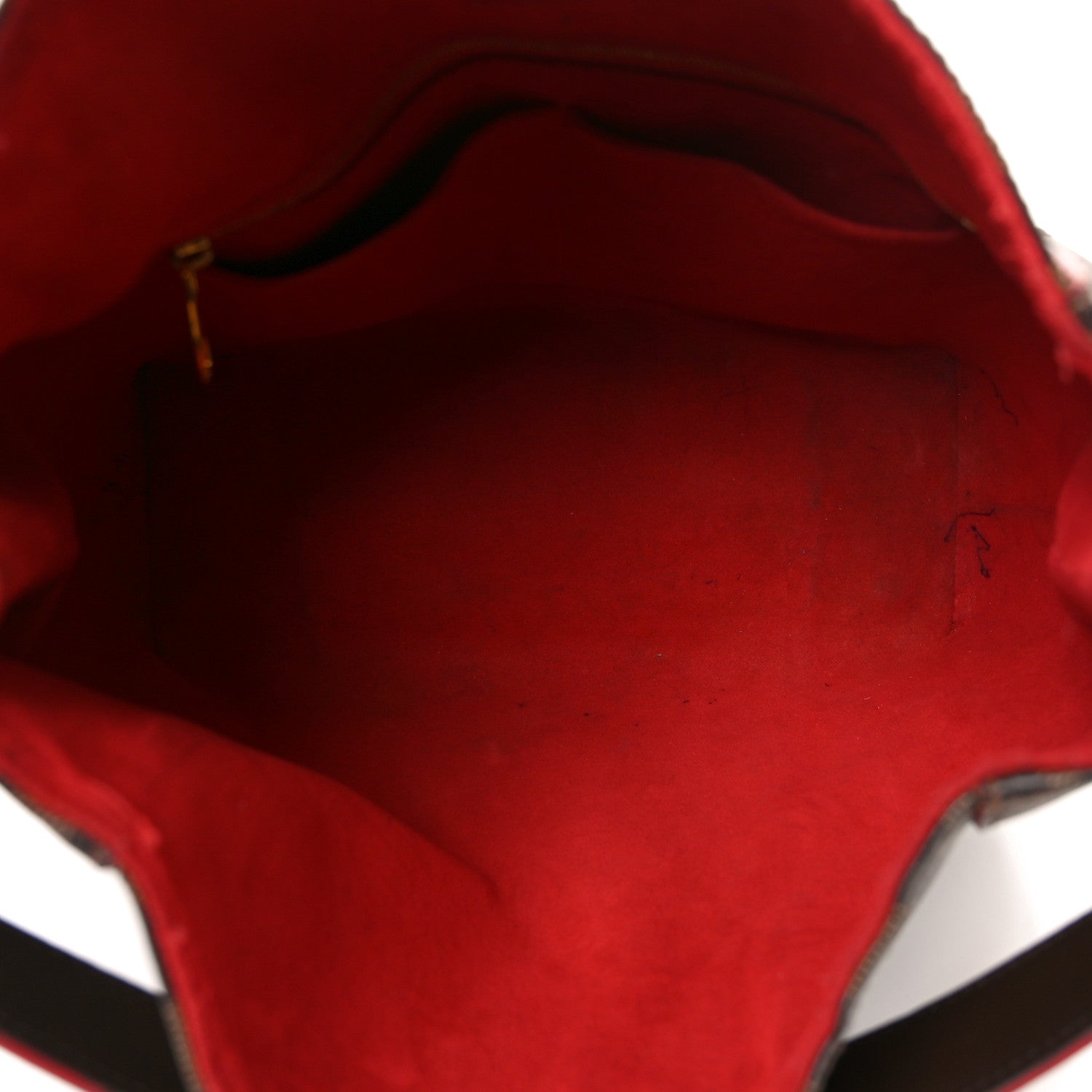 Louis Vuitton Damier Ebene Caissa Hobo Cherry