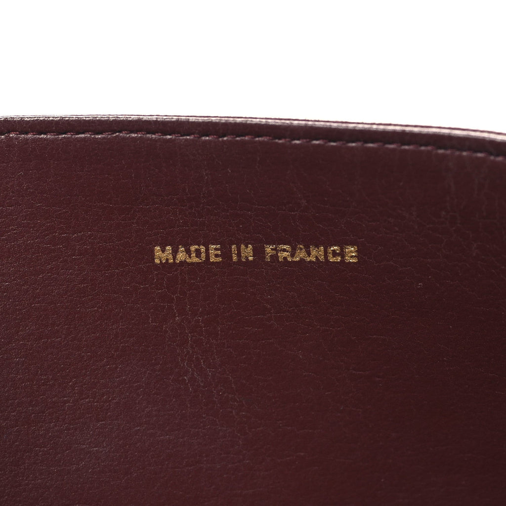 Chanel Lambskin Quilted Small Single Flap Bordeaux