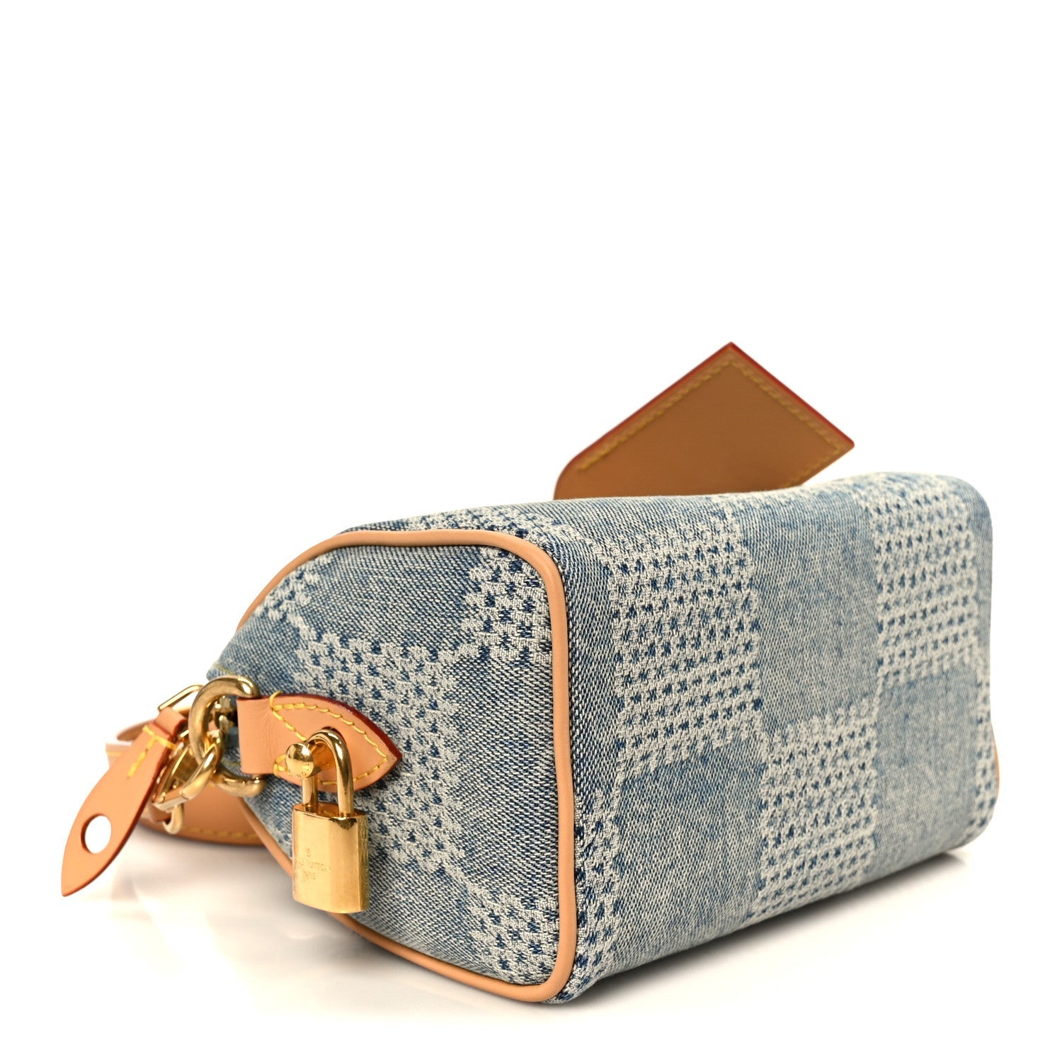 Louis Vuitton Damier Denim 3D Speedy Bandouliere 18 Bleu
