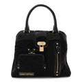 Louis Vuitton Monogram Silk Pony Hair Alligator Trim Linda Black