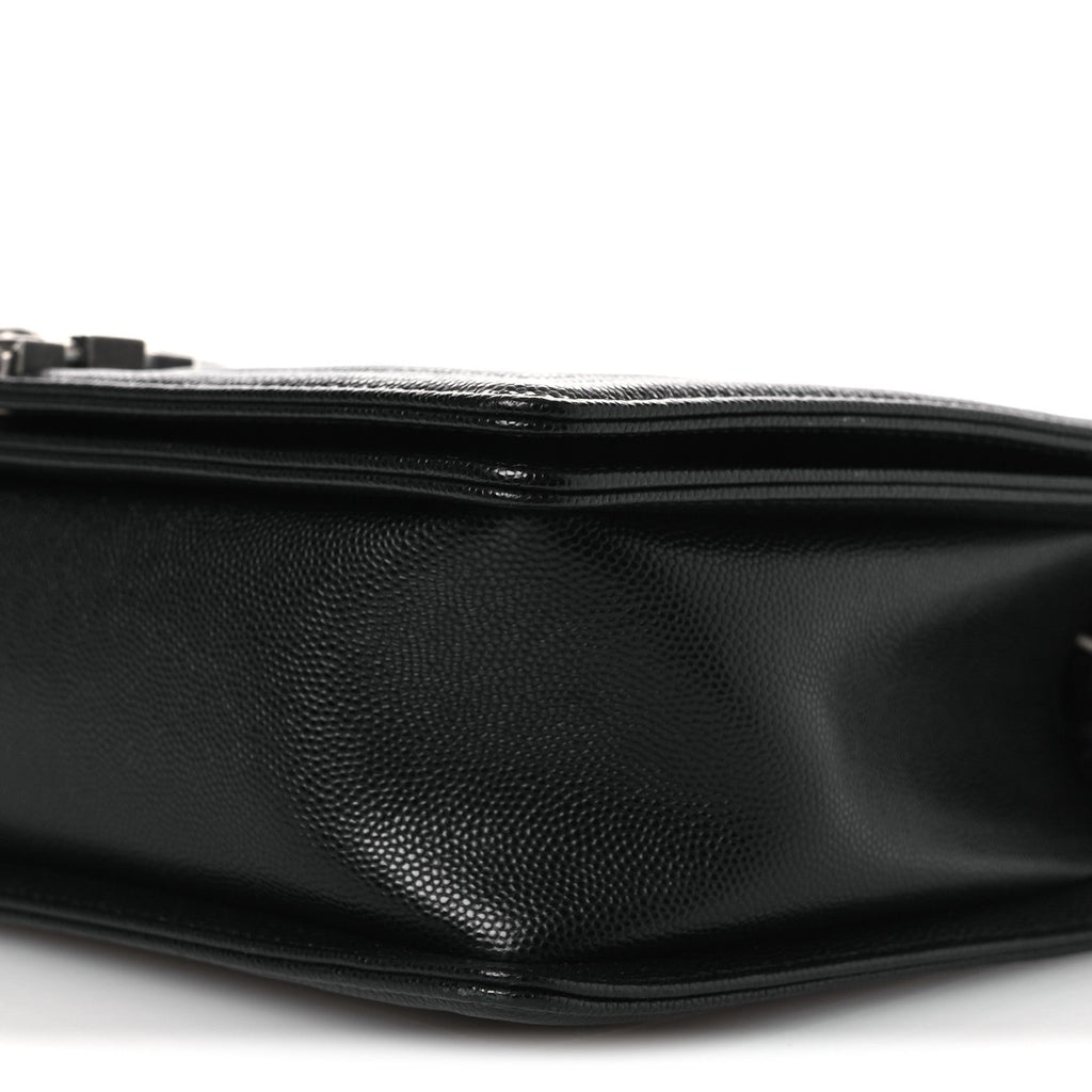 Chanel Caviar Quilted New Medium Boy Flap Black