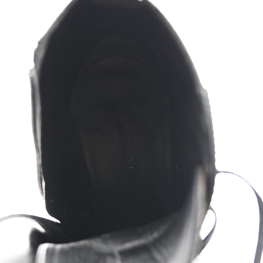 Louis Vuitton Patent Calfskin Monogram Star Trail Ankle Boots 37.5 Black