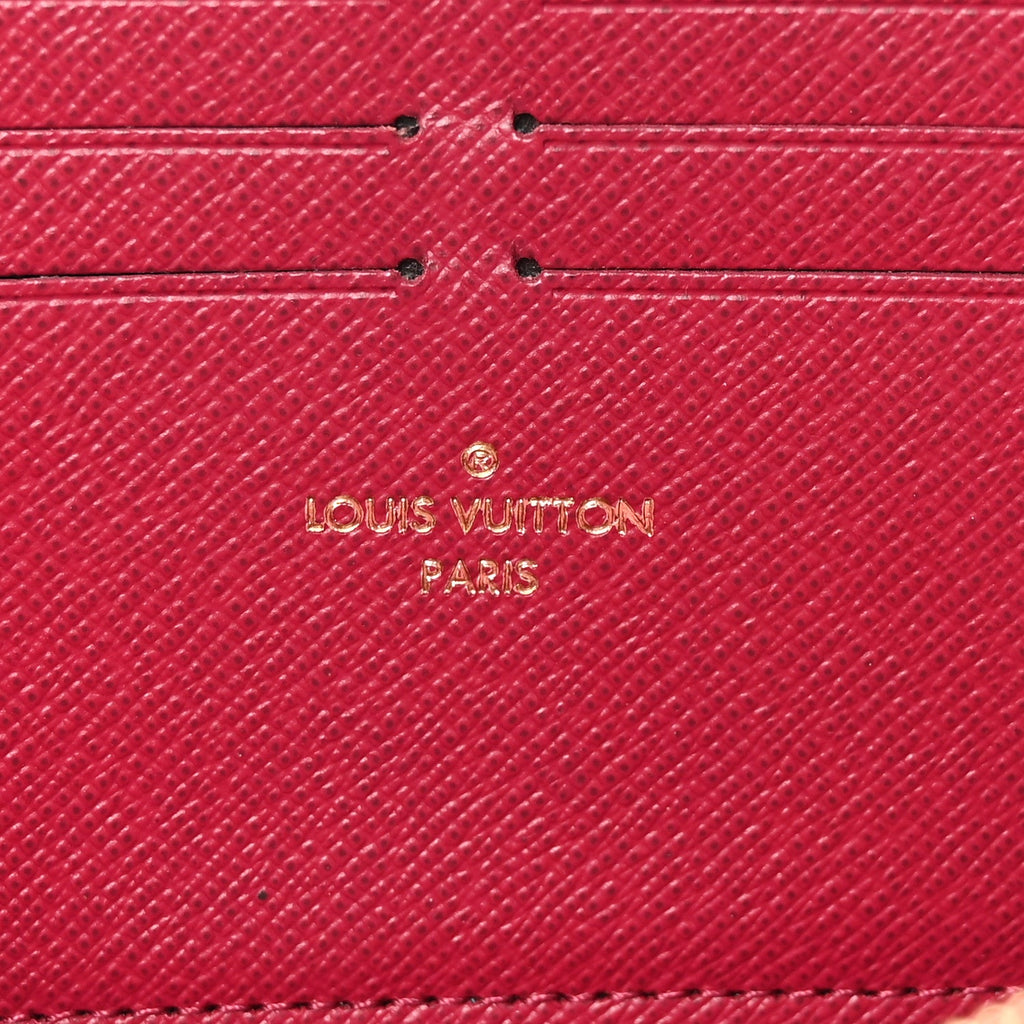 Louis Vuitton Monogram Zippy Wallet Fuchsia
