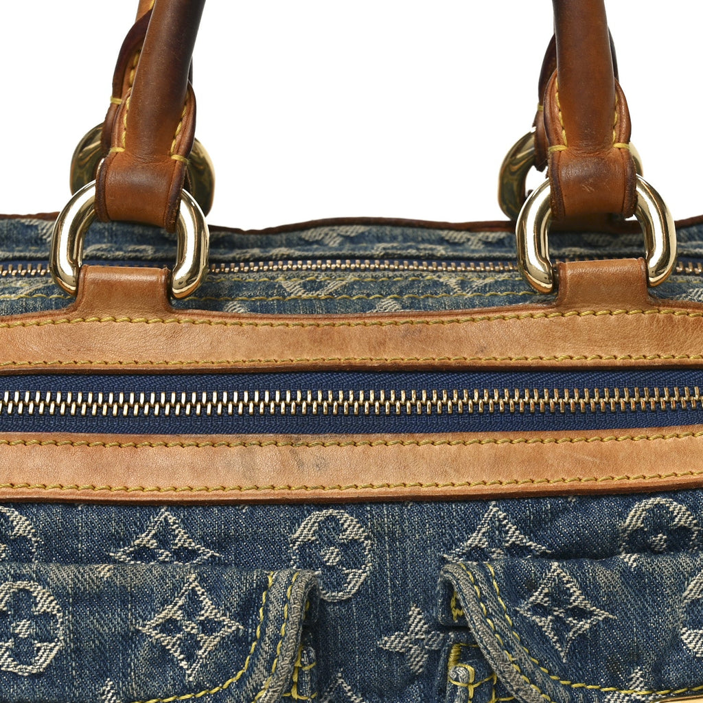 Louis Vuitton Monogram Denim Neo Speedy Blue