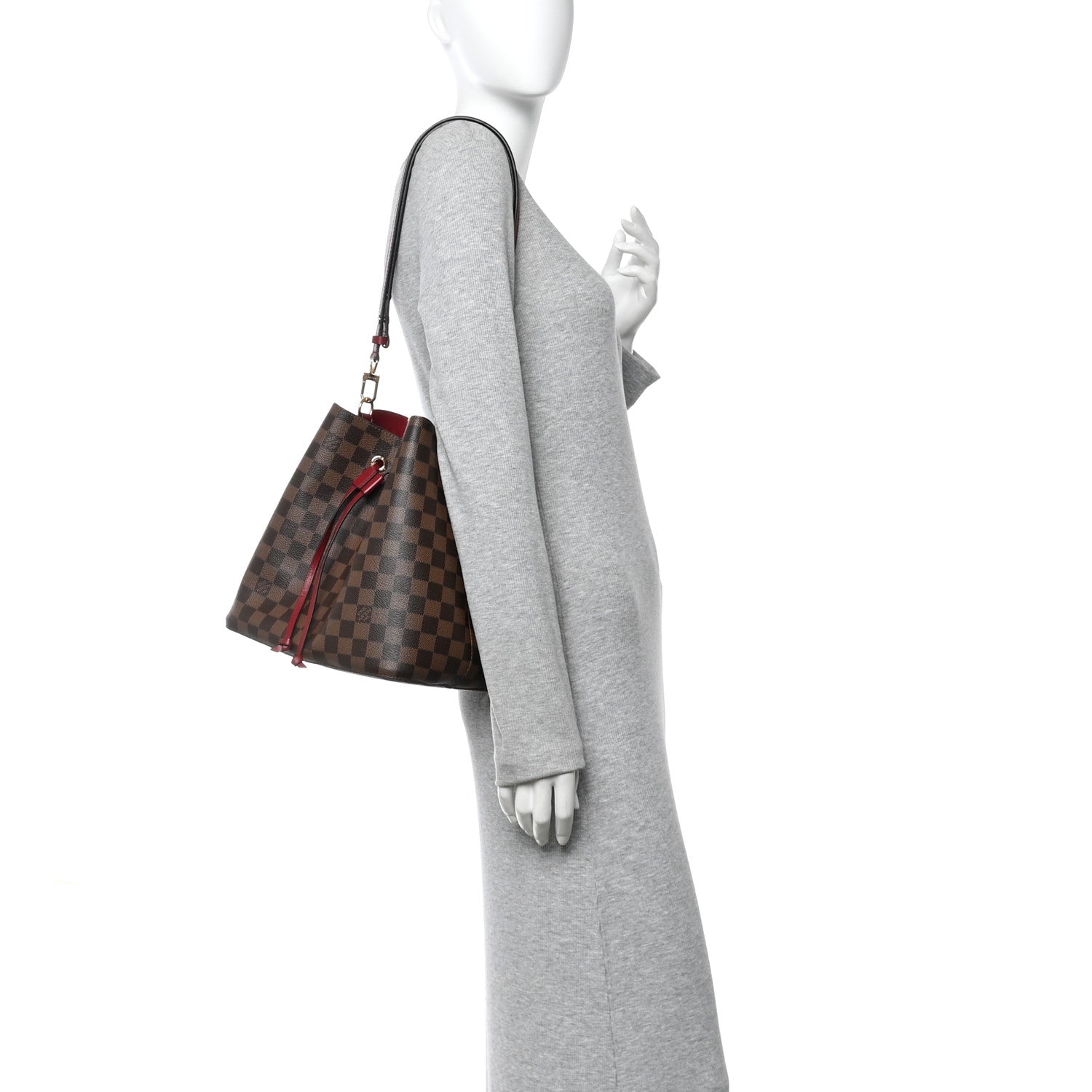 Louis Vuitton Damier Ebene Neonoe MM Cherry Berry