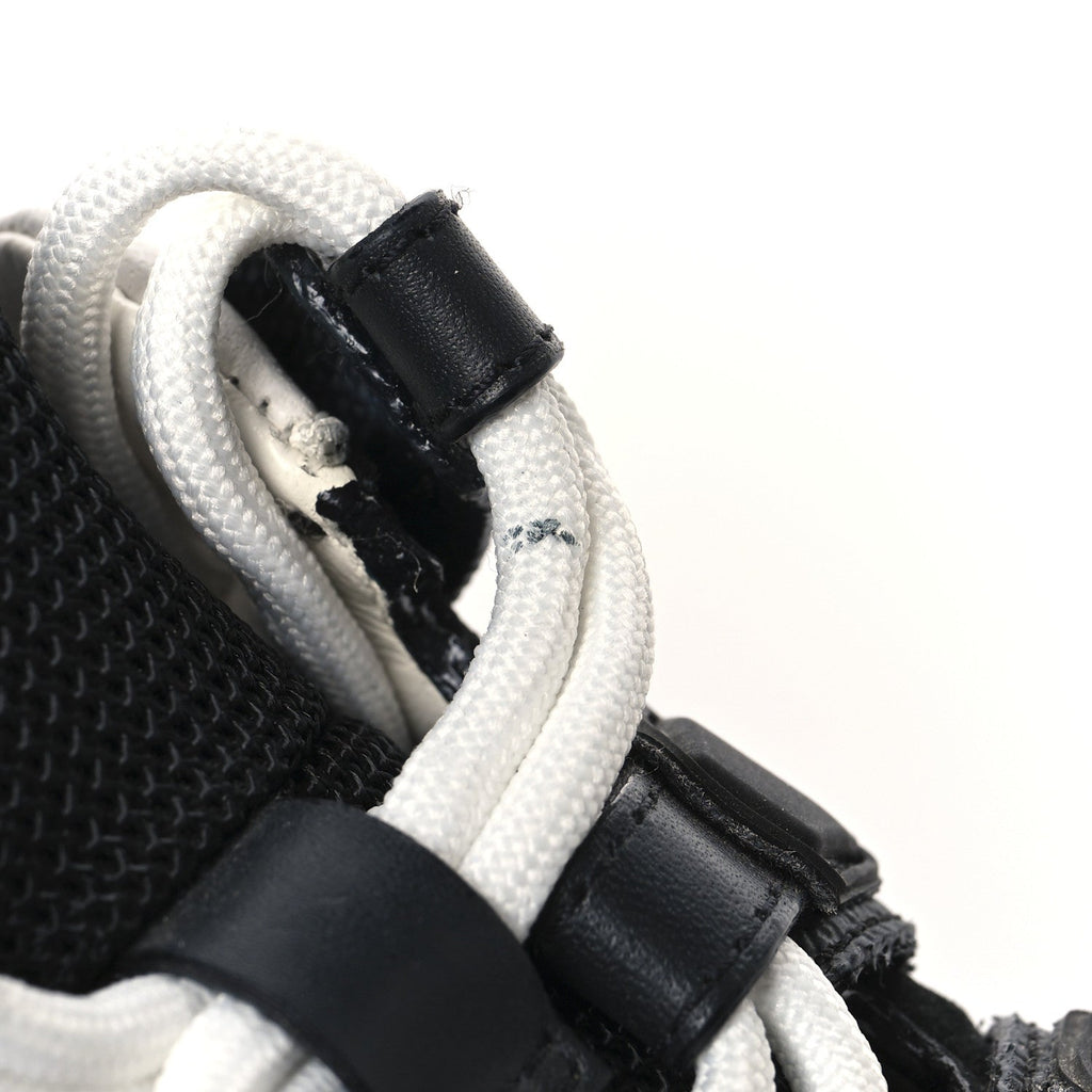 Louis Vuitton Calfskin Technical Nylon Damier Graphite LV Archlight Sneakers 36 Black White