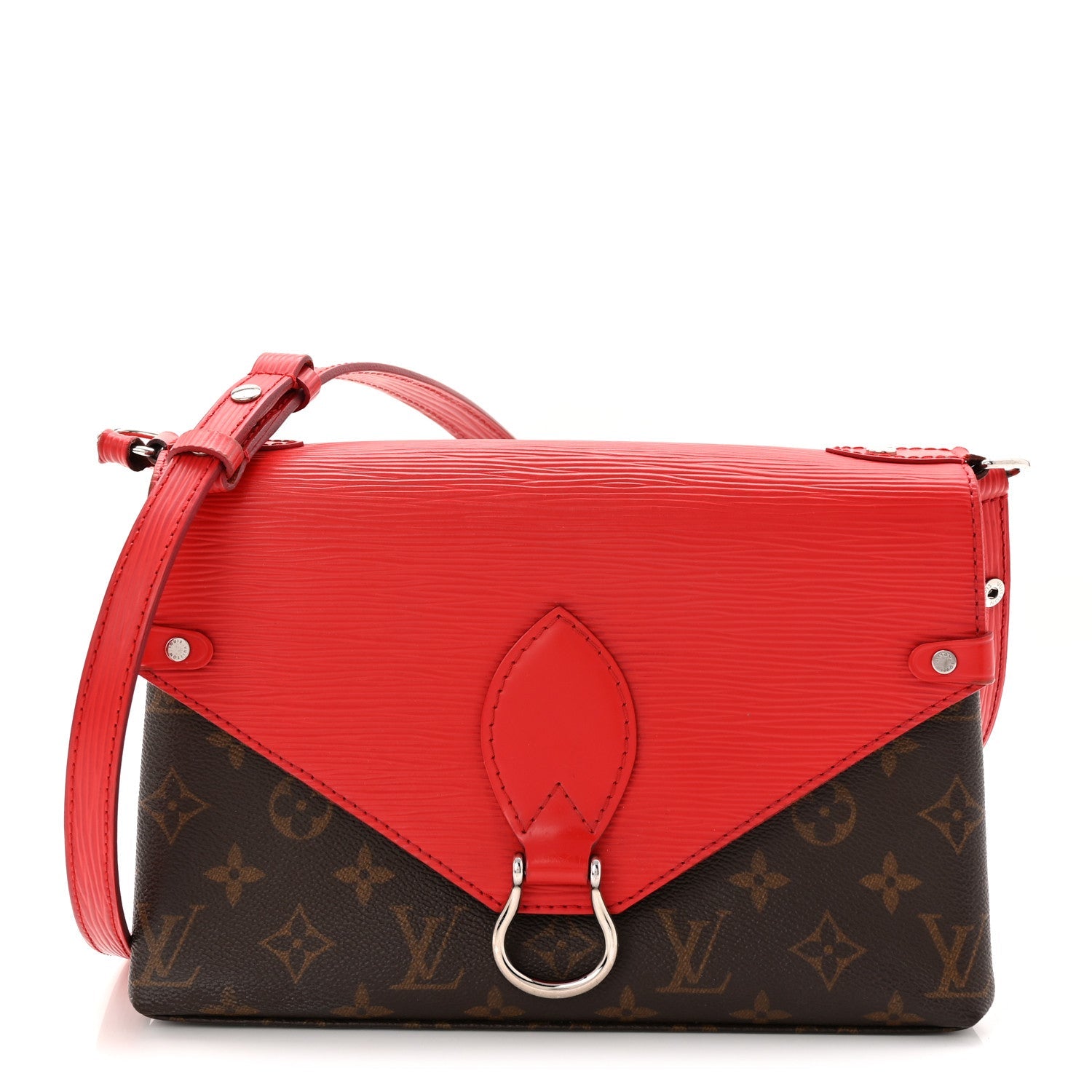 Louis Vuitton Monogram Epi Saint Michel Coquelicot