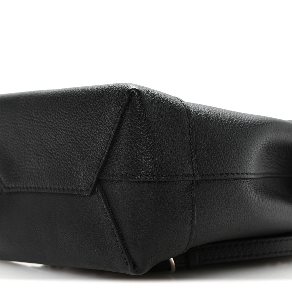 Louis Vuitton Calfskin Lockme Mini Backpack Black