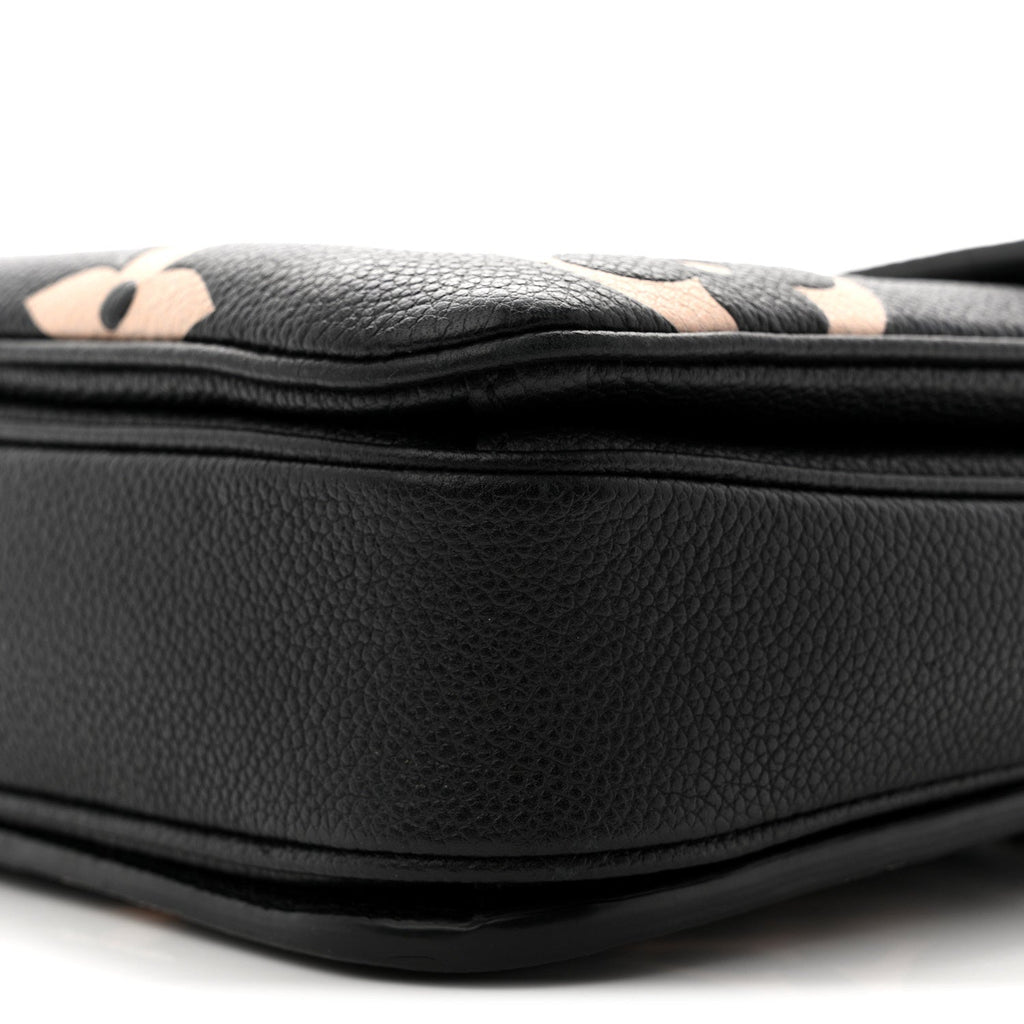 Louis Vuitton Empreinte Monogram Giant Pochette Metis Black Beige