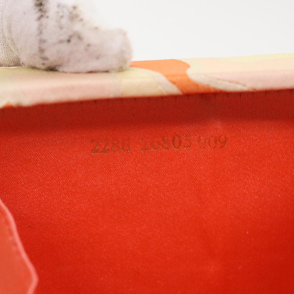 FENDI Mini Mamma Baguette Pouch Nylon Orange  46674