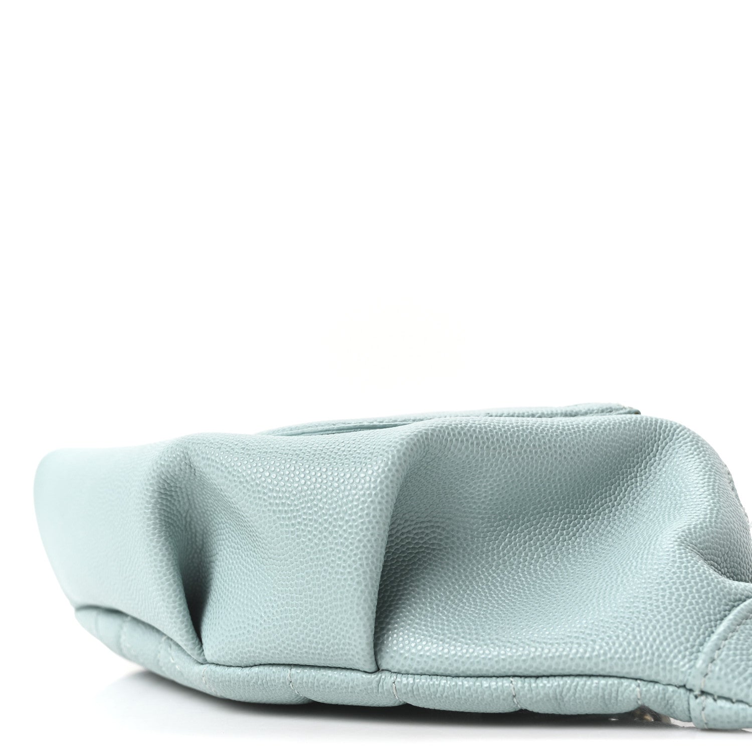 Chanel Caviar Quilted Filigree Waist Bag Light Blue