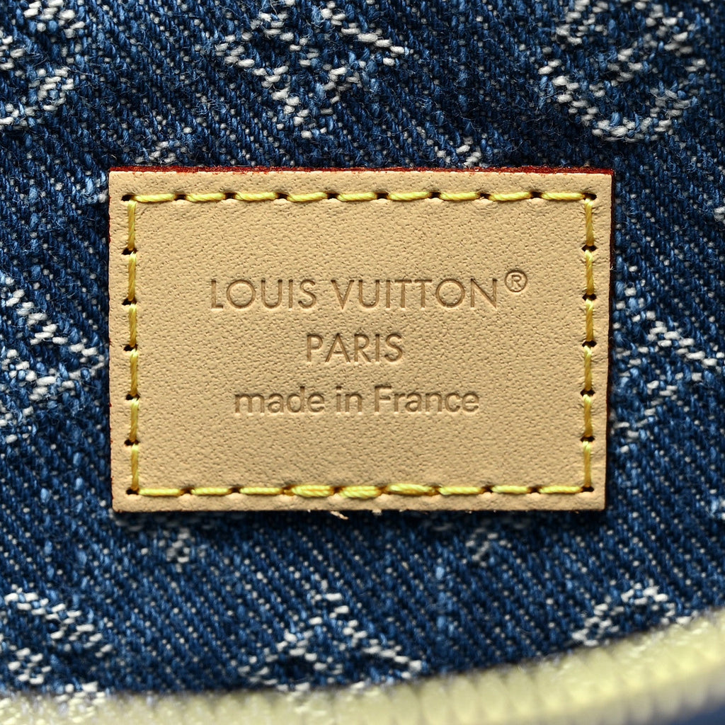 Louis Vuitton Denim Monogram Jacquard Neverfull MM GM Pochette Blue