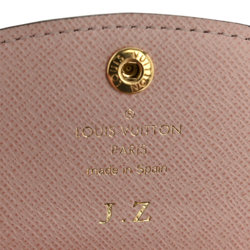 Louis Vuitton Monogram Rosalie Coin Purse Rose Ballerine