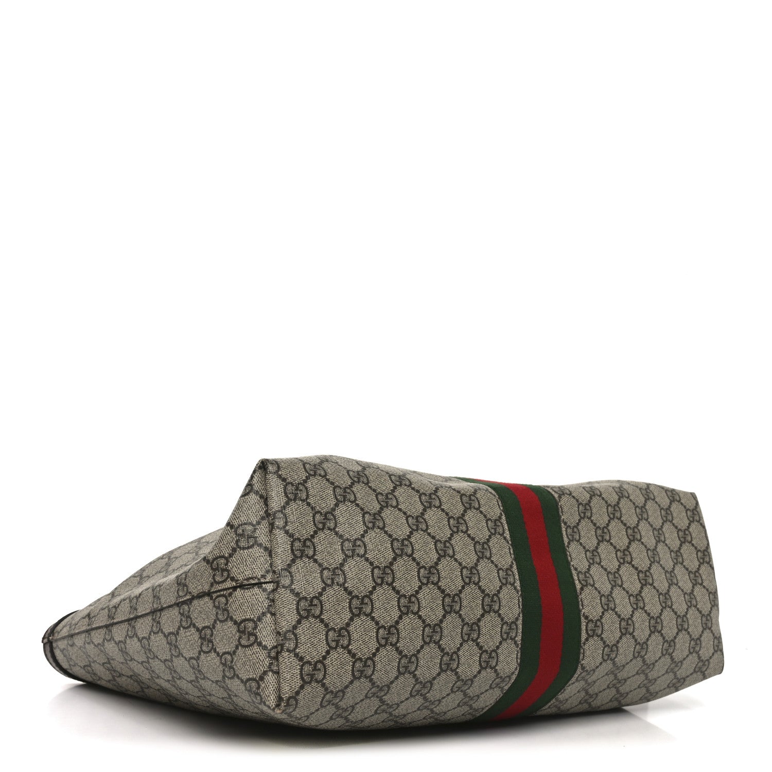 Gucci GG Supreme Monogram Medium Ophidia Shopping Tote Brown