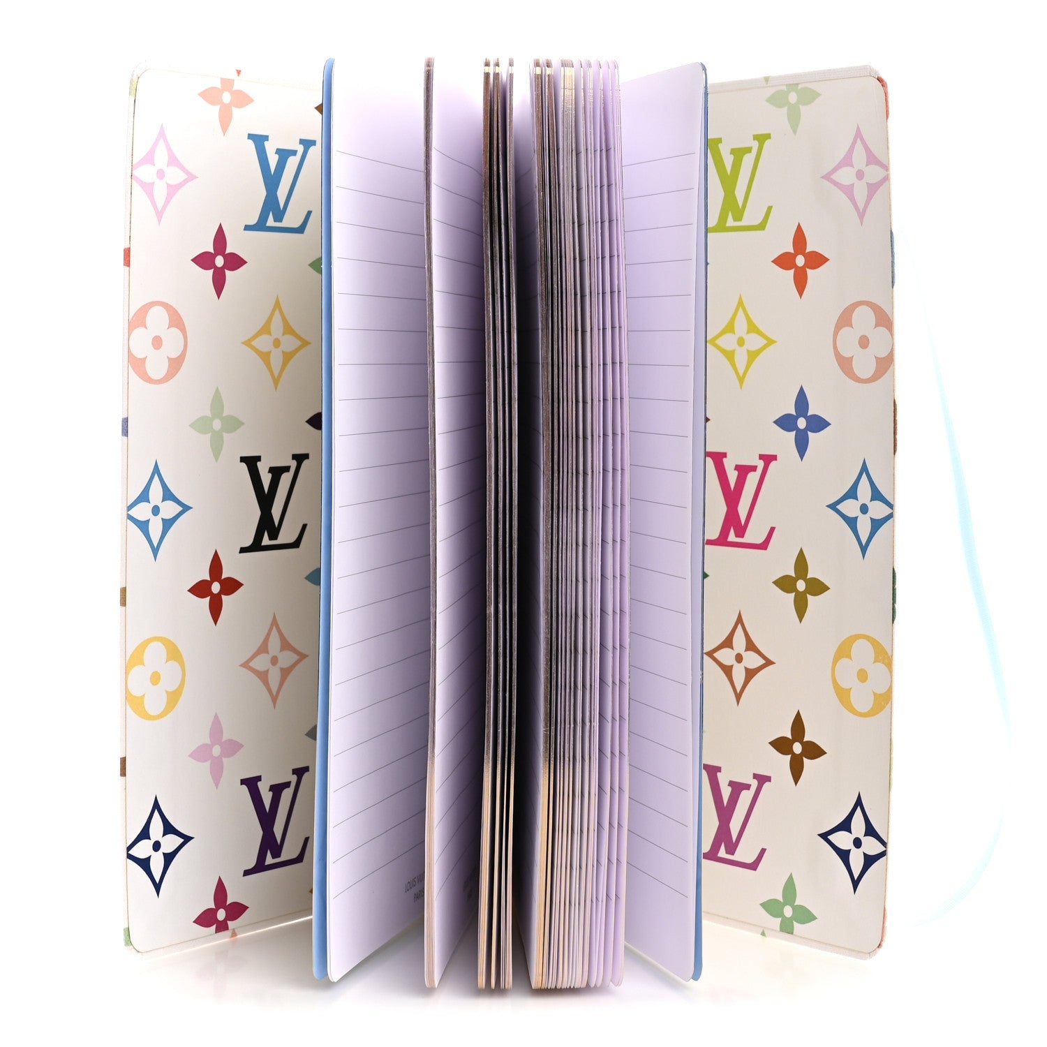 Louis Vuitton LV x TM Monogram Multicolor Jane Notebook MM White