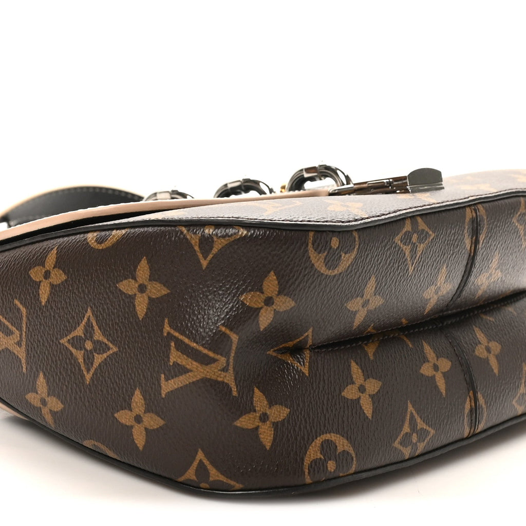 Louis Vuitton Calfskin Monogram Chain It Bag PM Black