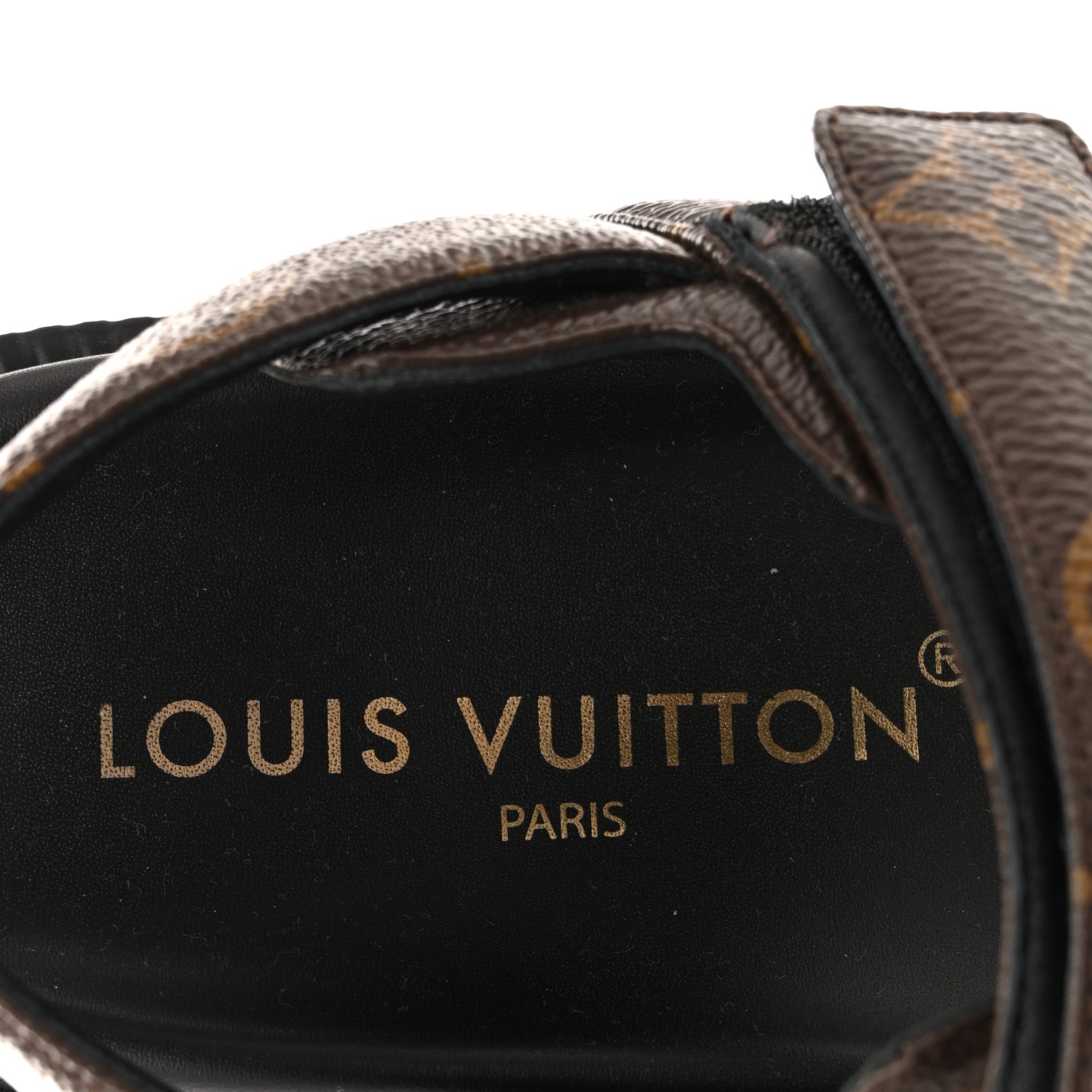 Louis Vuitton Monogram LV Sunset Comfort Flat Sandals 35 Cacao Brown