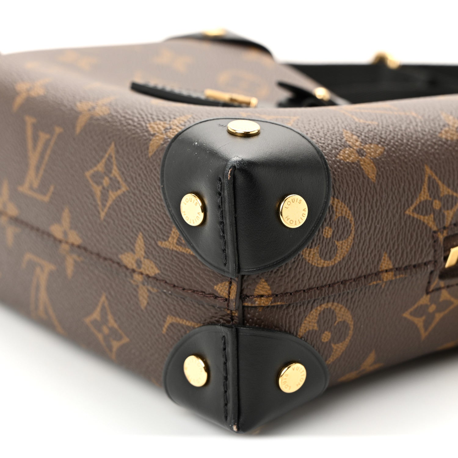 Louis Vuitton Monogram Petite Malle Souple Black