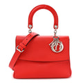 Christian Dior Calfskin Small Be Dior Flap Red