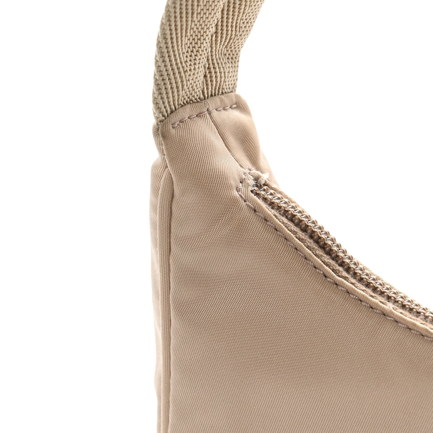 Prada Tessuto Nylon Mini Re-Edition 2000 Bag Cammeo