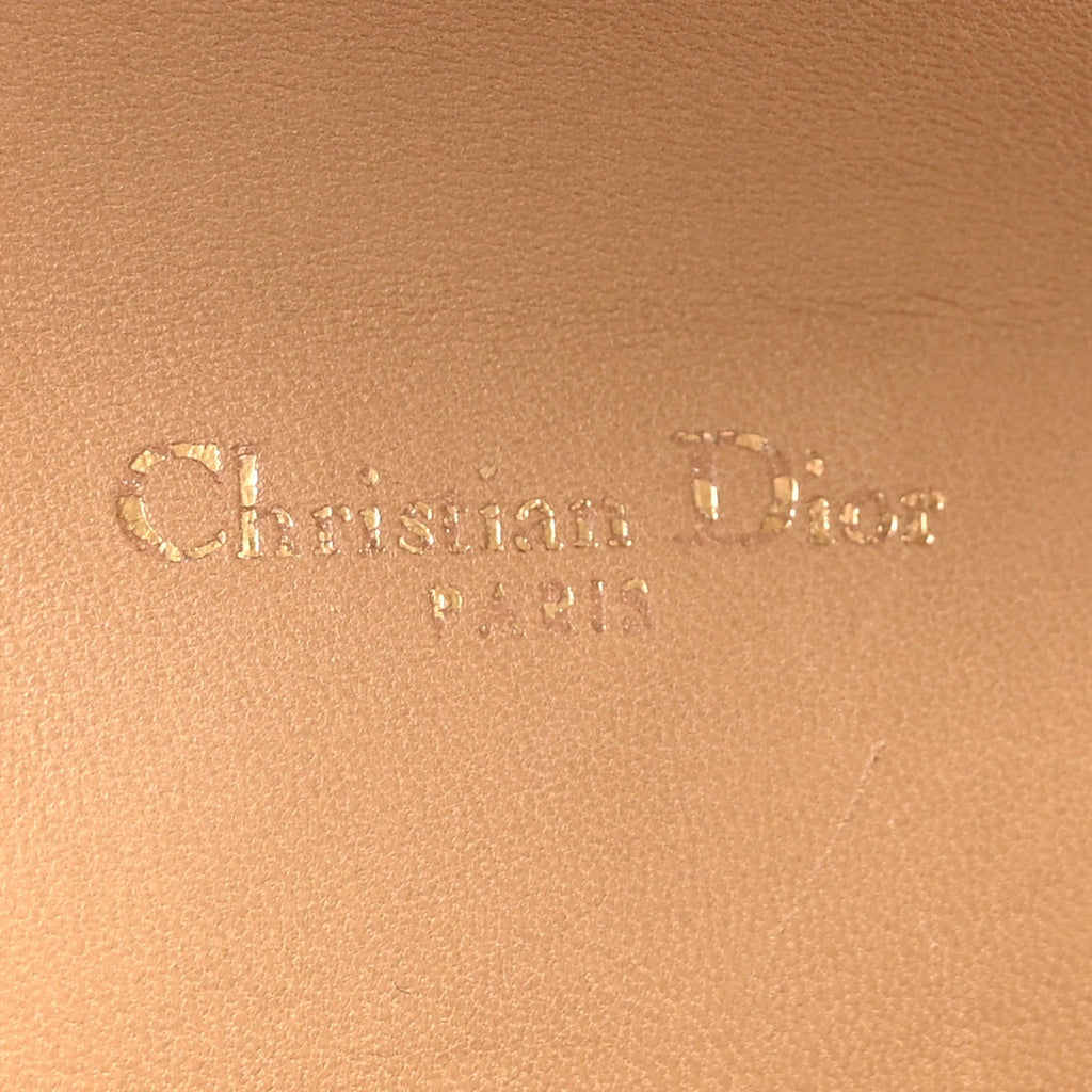 Christian Dior Lambskin Cannage Medium Miss Dior Flap Beige