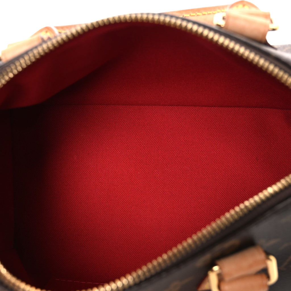 Louis Vuitton Monogram Speedy Bandouliere 20 Black