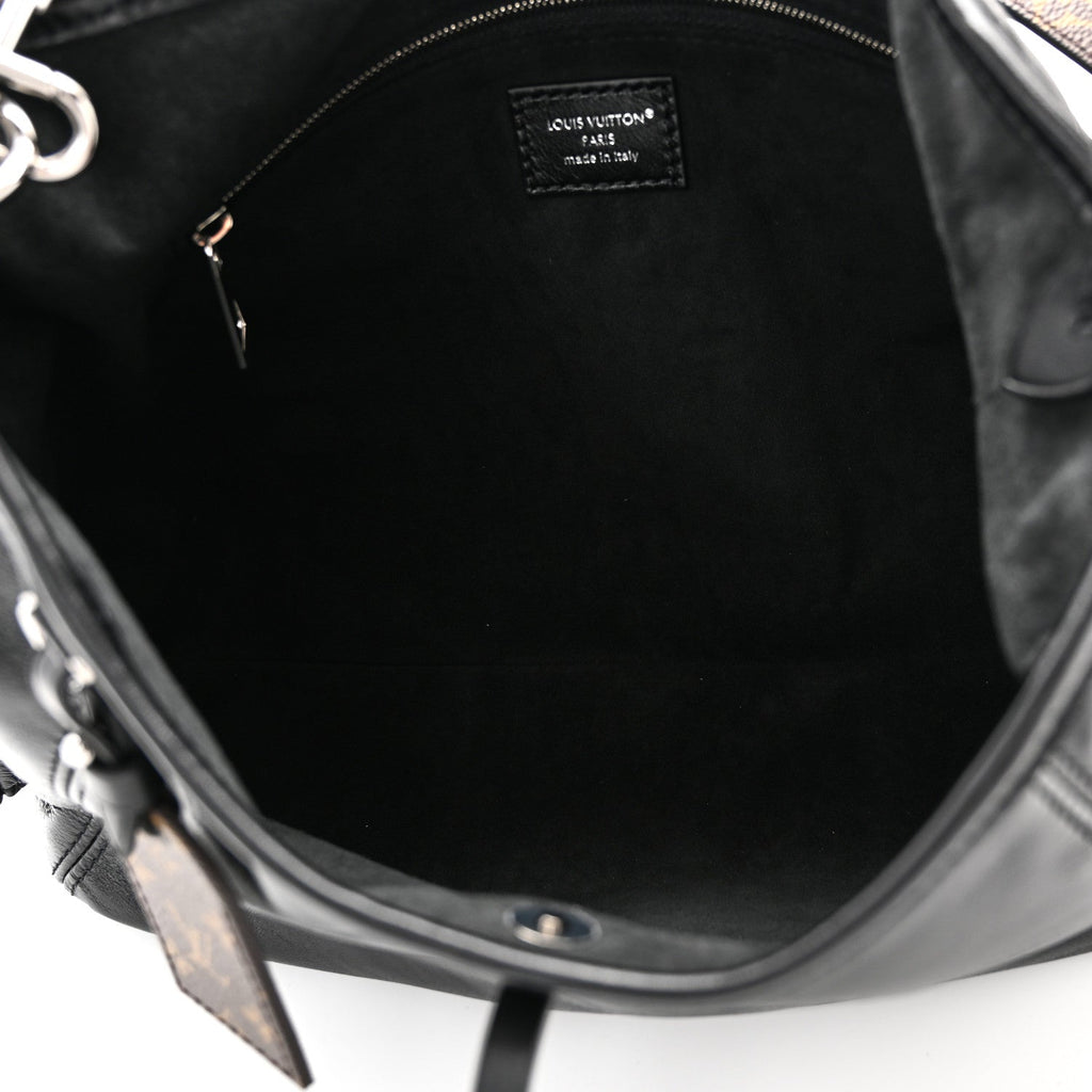 Louis Vuitton Lambskin CarryAll Cargo Vibe PM Black