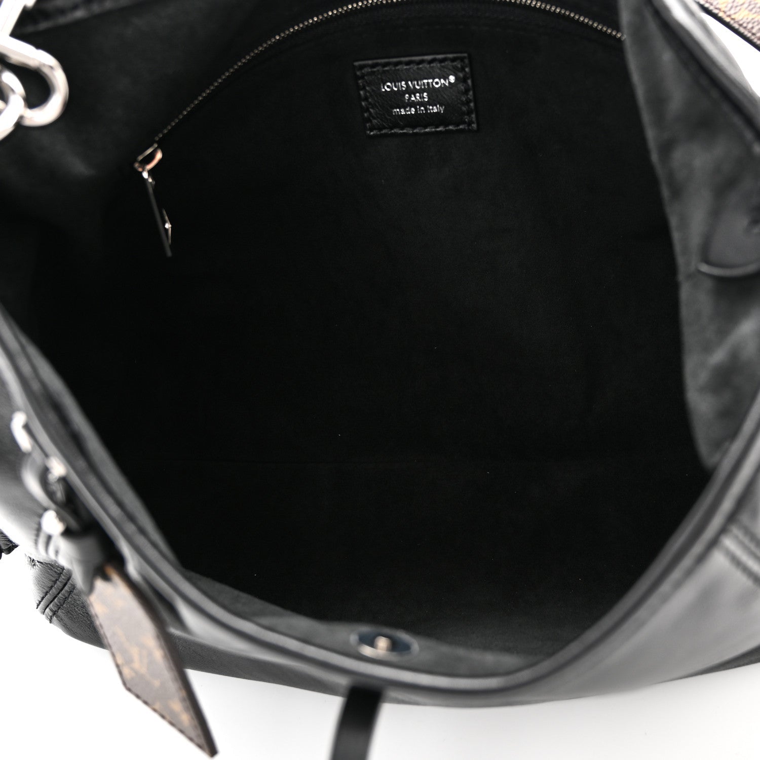 Louis Vuitton Lambskin CarryAll Cargo Vibe PM Black