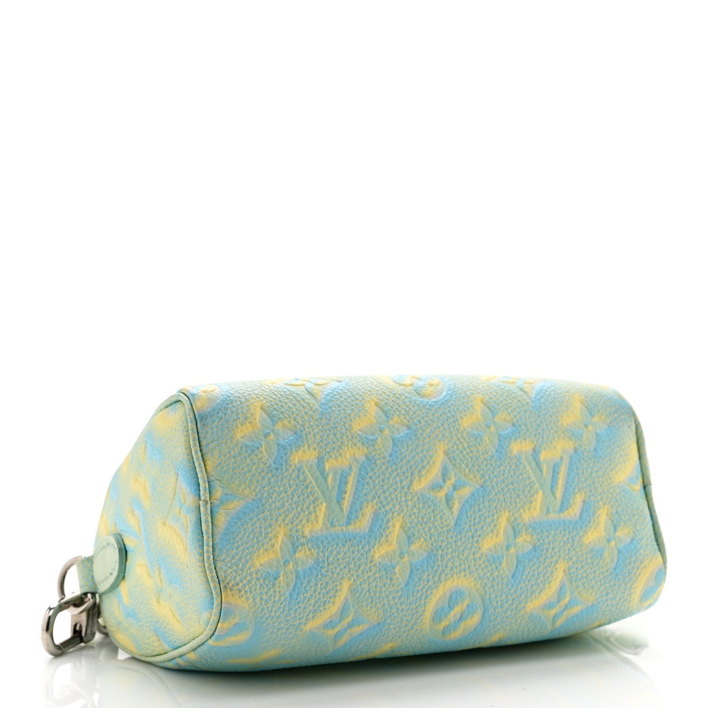 Louis Vuitton Empreinte Monogram Summer Stardust Nano Speedy Water Green