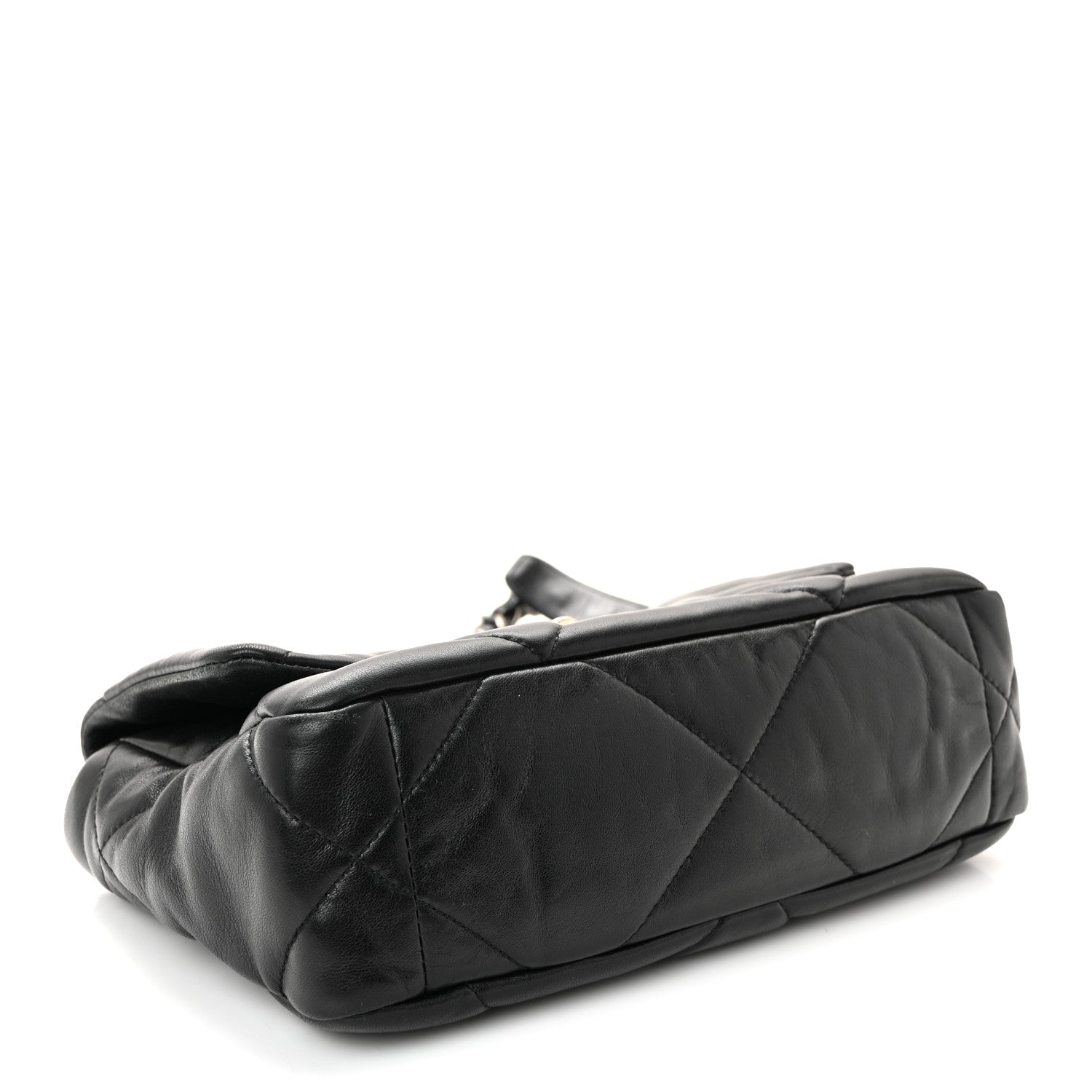 Chanel Lambskin Quilted Medium Chanel 19 Flap Black
