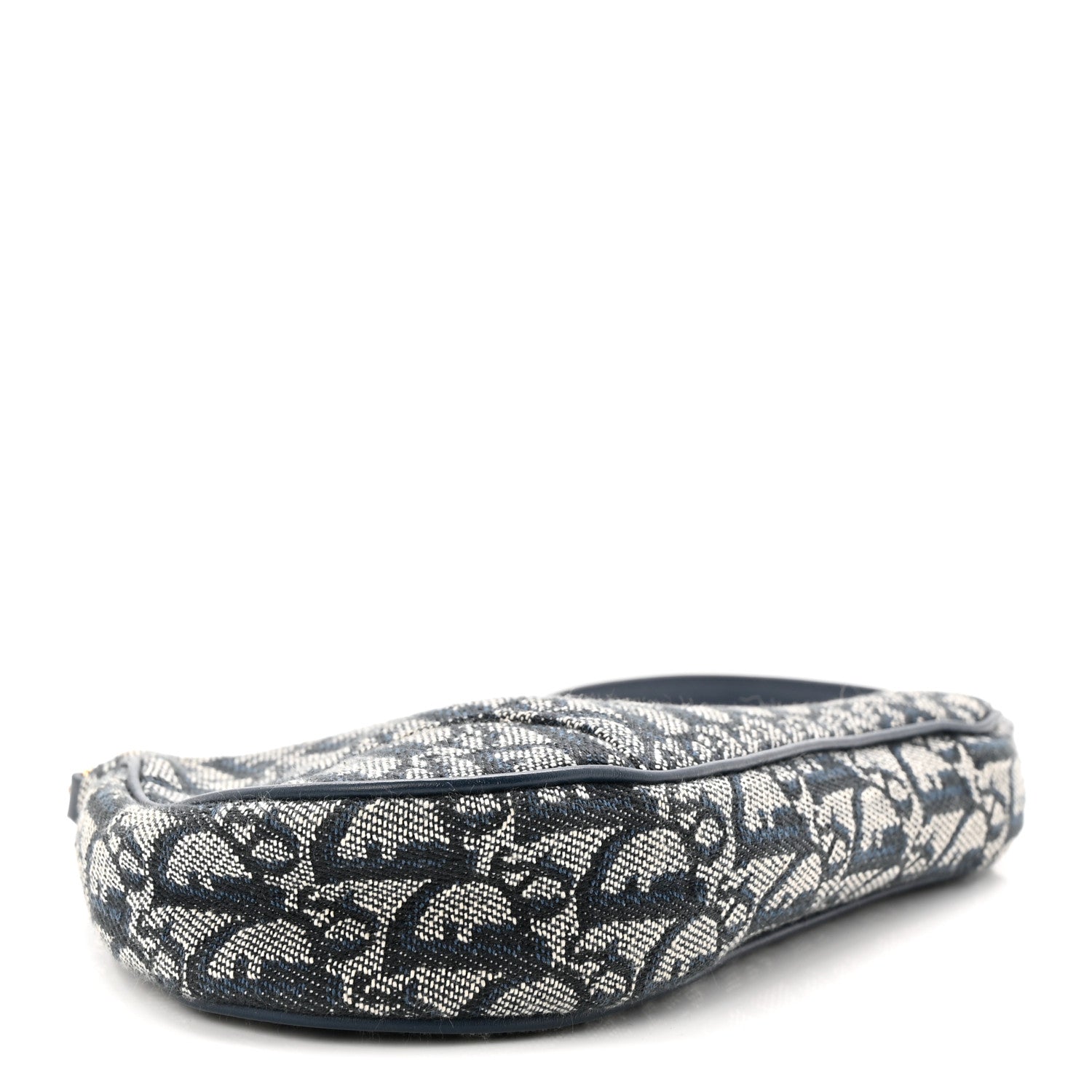 Christian Dior Monogram Mini Saddle Pochette Navy