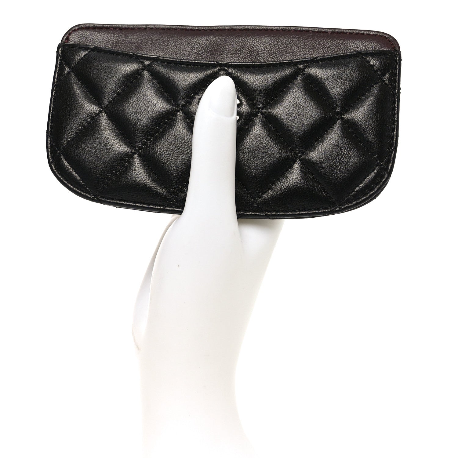 Lambskin Quilted Case Black