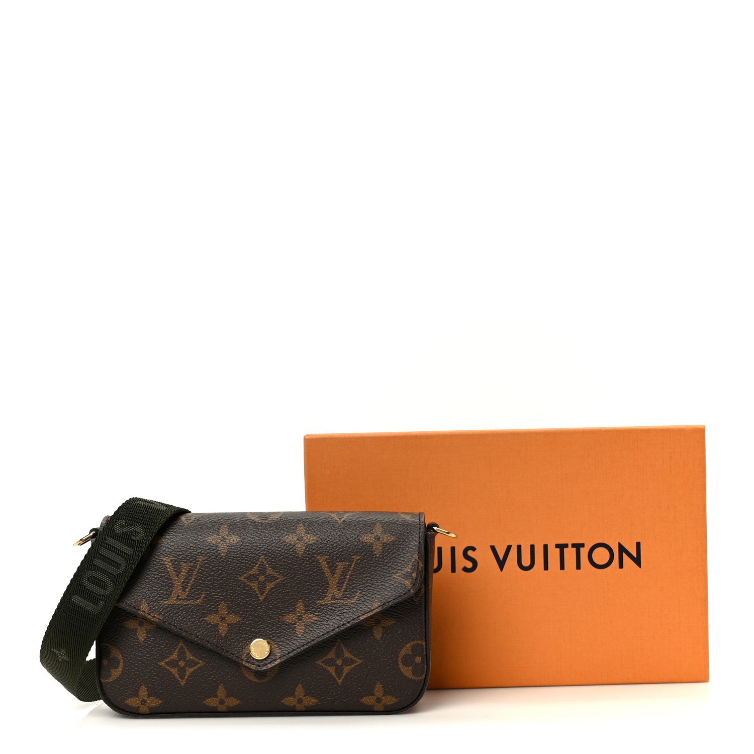 Louis Vuitton Monogram Felicie Strap & Go Kaki