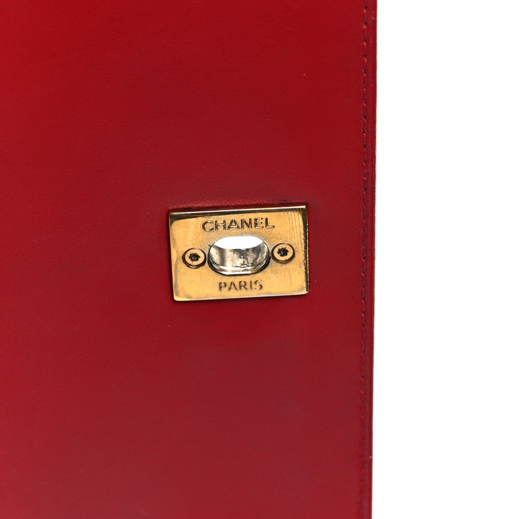 Chanel Caviar Quilted Small Business Affinity Flap Red
