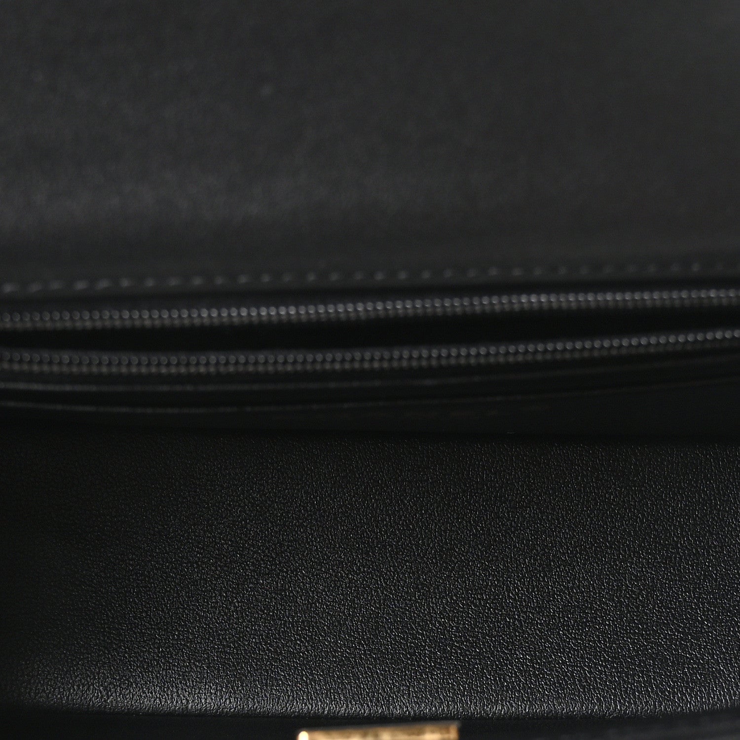 Chanel Lambskin Quilted Mini Rectangular Flap Black