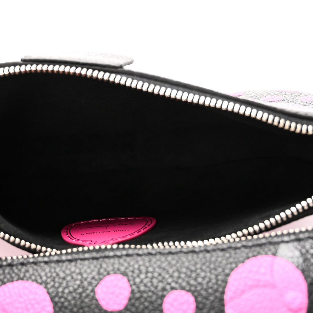 Louis Vuitton LV X YK Empreinte Multi Pochette Accessories Black Fuchsia