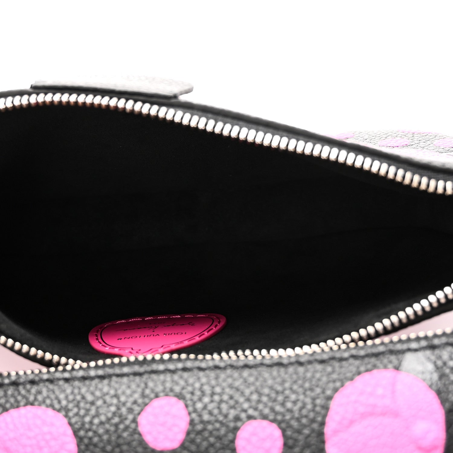 Louis Vuitton LV X YK Empreinte Multi Pochette Accessories Black Fuchsia