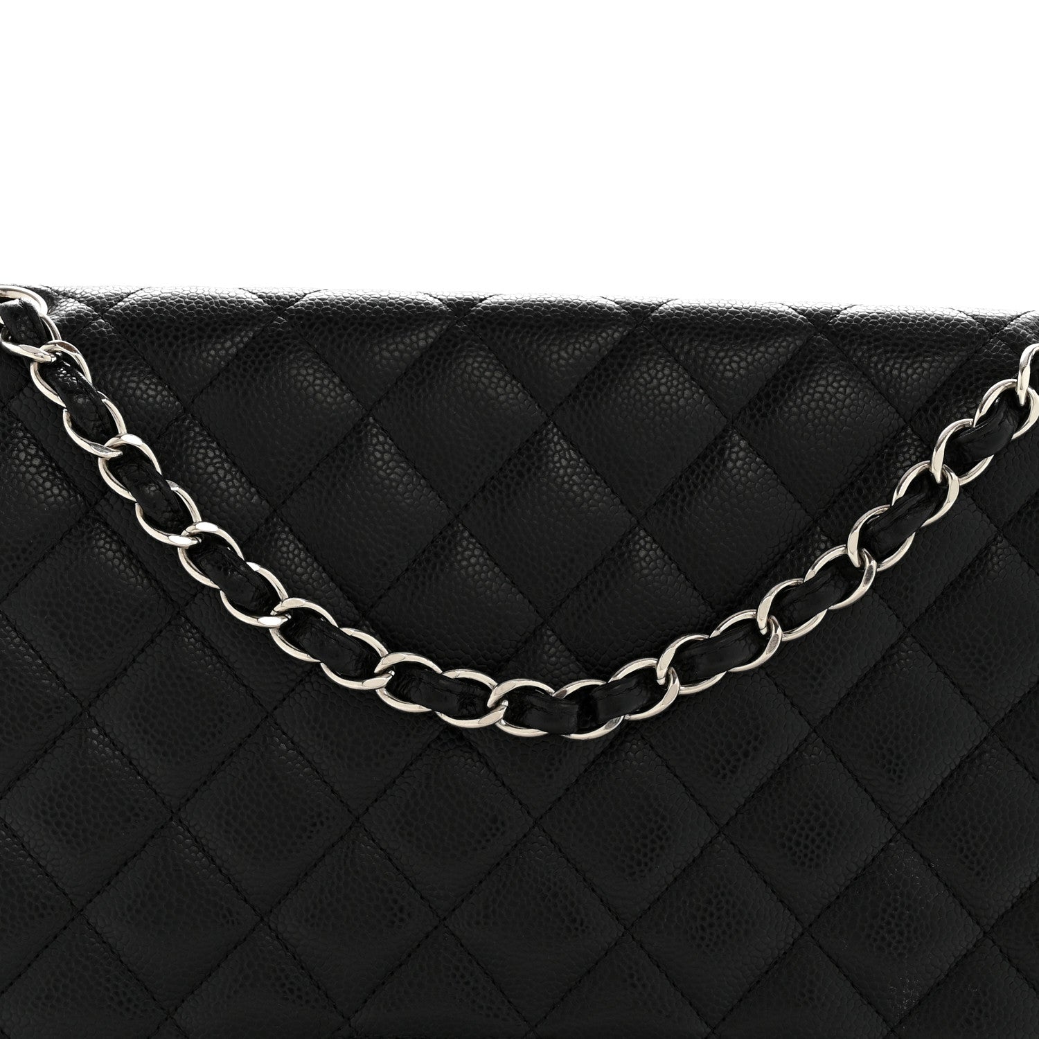 Chanel Caviar Quilted Maxi Double Flap Black