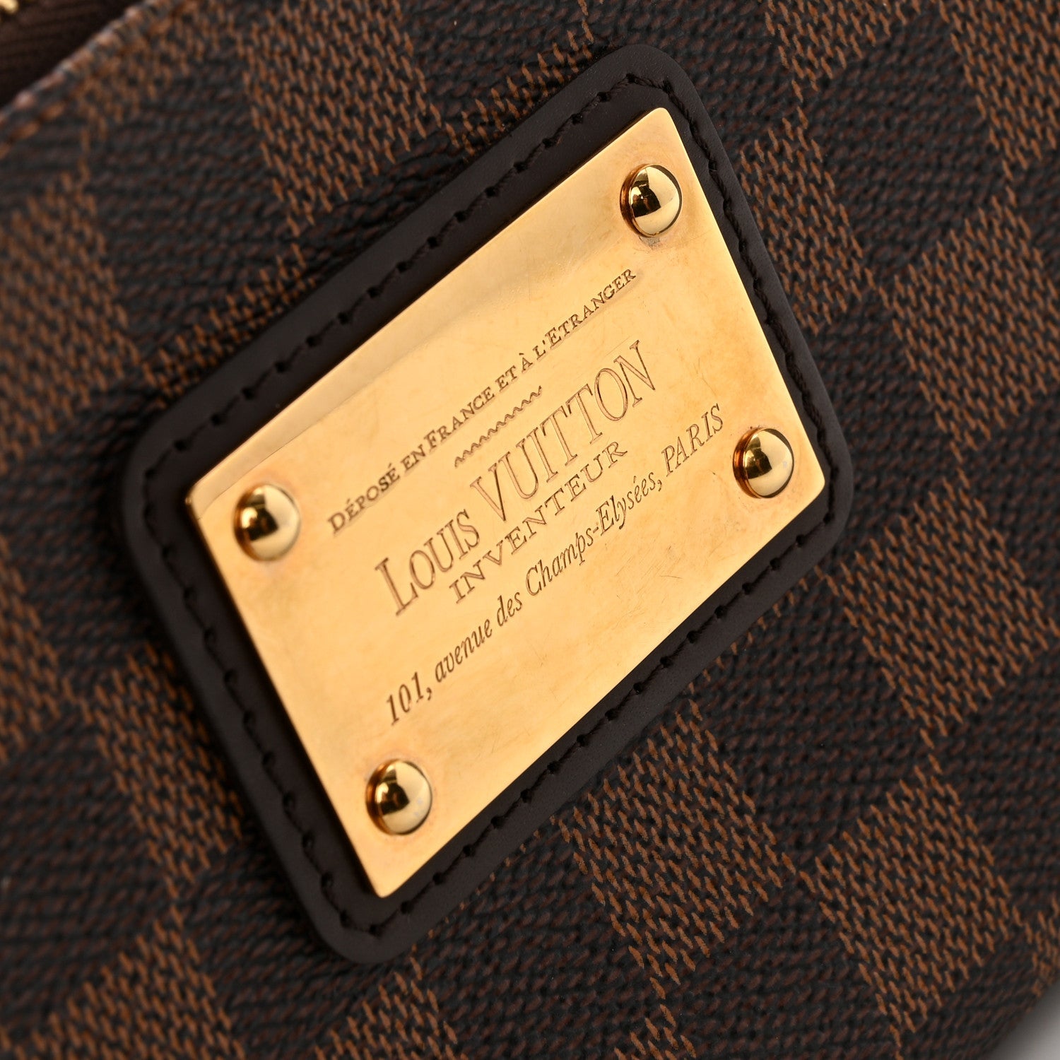 Louis Vuitton Damier Ebene Eva Clutch